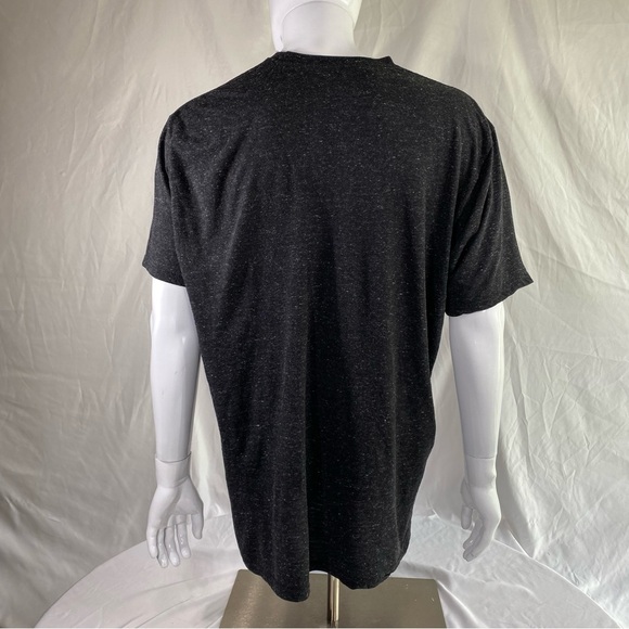 Mad Engine Men’s Retro NASA Shuttle Rainbow Black Heather Tee - Picture 3 of 6